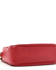 Pebbled Calfskin Small Soho Disco Bag Tabasco Red