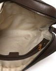 GG Supreme Monogram Web Medium Ophidia Messenger Bag Brown