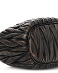 Nappa Matelasse Pouch Sand Coffee
