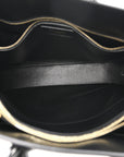 Calfskin Bi-Color Small Sac De Jour Burgundy Black