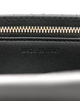 Lambskin Cannage Chain My D1OR Daily Chain Pouch Black