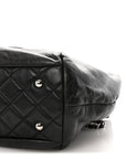Calfskin Large Trianon Tote Black