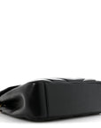 Lambskin Quilted Monogram Large Loulou Black