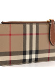Vintage Check Kelbrook Key Pouch Card Case Archive Beige