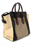 Smooth Calfskin Mini Tri-Color Luggage Grey