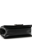 Caviar Quilted Small Boy Flap Black