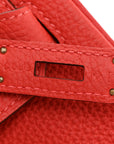 Togo Birkin 30 Rouge Pivoine