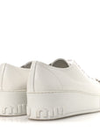 Naplak Crystal Low Top Platform Sneakers 40 White