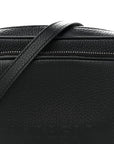 Grained Calfskin Small Camera Bag Black