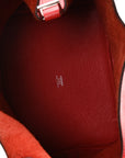 Taurillon Clemence Picotin Lock 22 MM Rouge Tomate