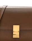 Box Calfskin Medium Classic Box Flap Bag Camel