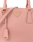 Saffiano Medium Galleria Double Zip Tote Orchidea