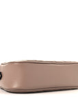 Calfskin Matelasse Small GG Marmont Chain Shoulder Bag Porcelain Rose