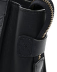 Smooth Calfskin Micro Luggage Navy Blue