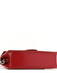 Glazed Calfskin Le Grand Bambino Red