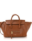 Supple Shiny Lambskin Little New Luggage Soft Tan