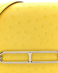 Ostrich Mini Sac Roulis Jaune Citron