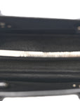 Calfskin Crocodile Embossed Baby Sac De Jour Black