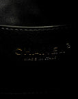 Washed Denim Quilted Medium CHNL 25 Handbag Black