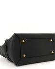 Grained Calfskin Mini Belt Bag Black