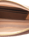 GG Supreme Monogram Ophidia Phone Case Wristlet Brown
