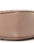 Calfskin Matelasse Small GG Marmont Chain Shoulder Bag Porcelain Rose