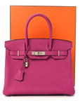 Togo Birkin 30 Rose Pourpre