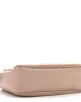 Pebbled Calfskin Small Soho Disco Bag Rose Beige