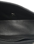 Iridescent Caviar Quilted Mini Rectangular Flap Black