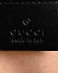 Calfskin Matelasse Small GG Marmont Shoulder Bag Black