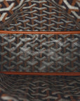 Goyardine Reversible Mini Anjou Black Gold
