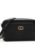 Grained Calfskin Caro Double Pouch Black