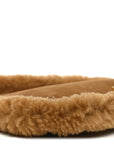 Suede Shearling Le Bisou Doux Camel