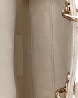 Lambskin Cannage Micro Lady D-Joy Latte