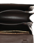 Lizard Small Classic Box Flap Bag Natural