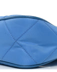 Re-Nylon Saffiano Stitched Mini Re-Edition 1995 Chaine Shoulder Bag Blue