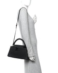 Taurillon Capucines East West MM Matte Black
