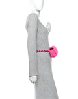 Jersey Quilted CHNL 19 Waist Bag Pink