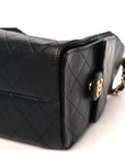 Caviar Quilted Small CHNL 25 Handbag Black