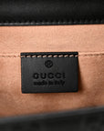 GCCIssima Small Padlock Shoulder Bag Black