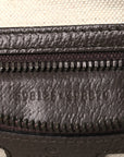 GG Supreme Monogram Web Small Ophidia Half Moon Hobo Brown