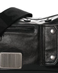 Goatskin The Large Cargo Bag Black