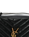 Calfskin Matelasse Monogram Lou Camera Bag Black