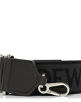 X SUNA FUJITA Calfskin Jacquard Mushroom Anagram Strap Maple