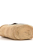 Raffia Basket Tote Bag Natural Tan