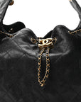 Caviar Quilted Medium CHNL 25 Handbag Black