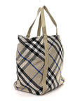 Jacquard Check Festival Tote Lichen