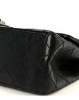 Aged Calfskin Quilted 2.55 Reissue 225 Flap Black