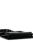 Saffiano City Calf Mini Envelope Bag Black