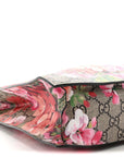 Soft GG Supreme Monogram Blooms Vertical Tote Beige Multicolor Dry Rose